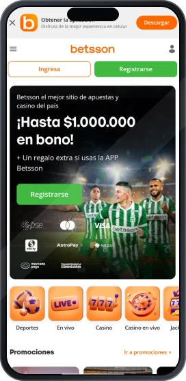 Banner ilustrativo de Betsson